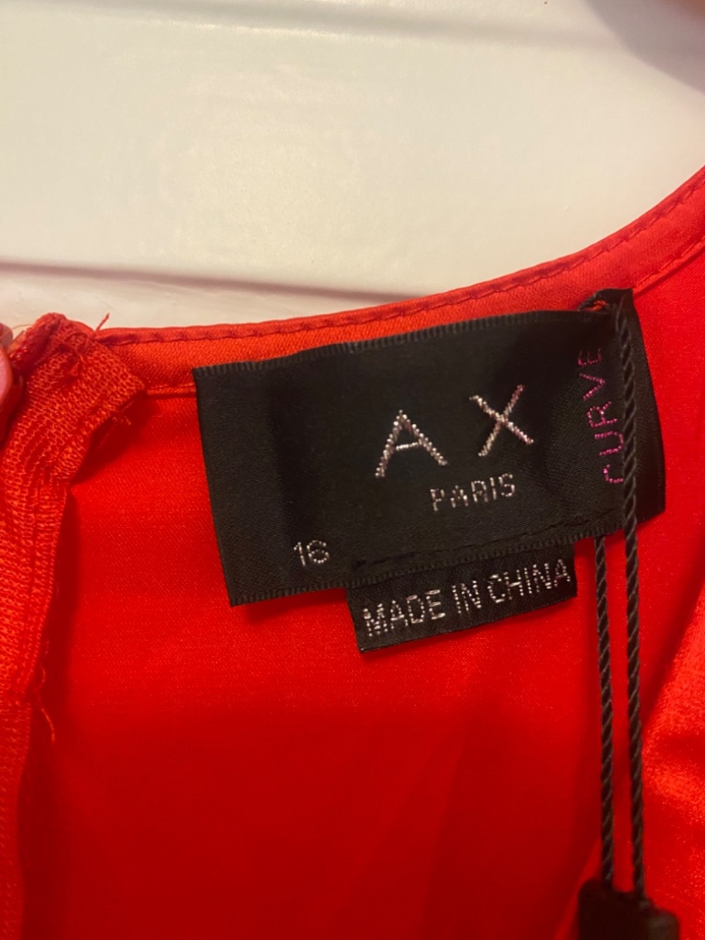NWT Armani exchange wrap front red dress - Picture 7 of 12